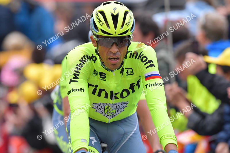 3 July 2016 103rd Tour de France Stage 02 : Saint-Lo - Cherbourg-en-Cotentin CONTADOR Alberto (ESP) Tinkoff Photo : Yuzuru SUNADA