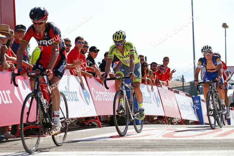 22 August 2016 71st Vuelta a Espana Stage 03 : Marin - Dumbria, Mirador de Ezaro CONTADOR Alberto (ESP) Tinkoff Photo : Yuzuru SUNADA